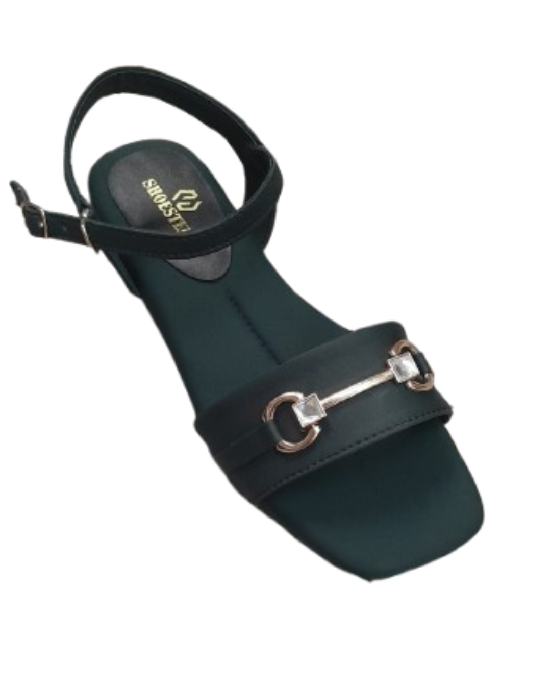 Midnight Rose Flat-Sandle