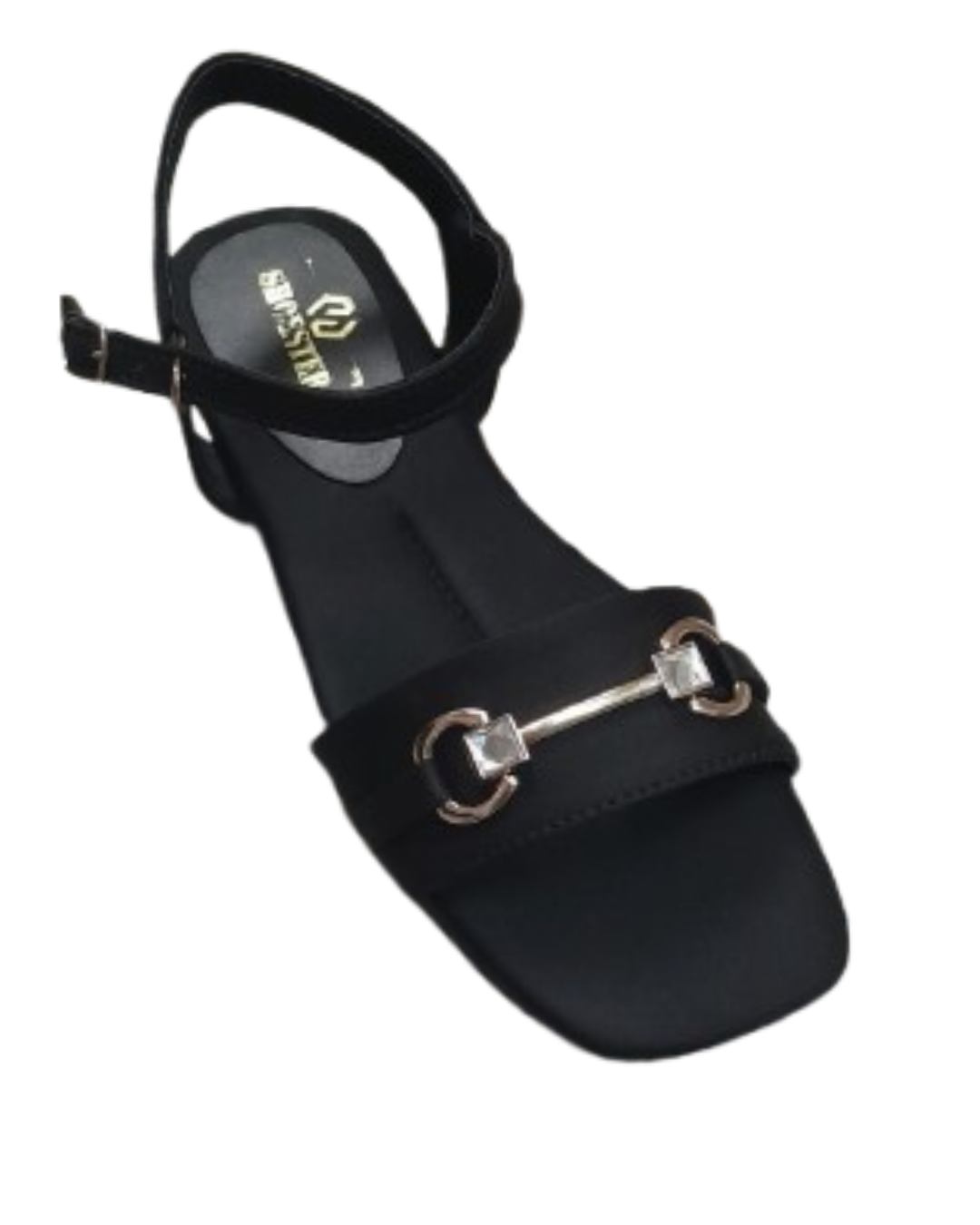 Midnight Rose Flat-Sandle