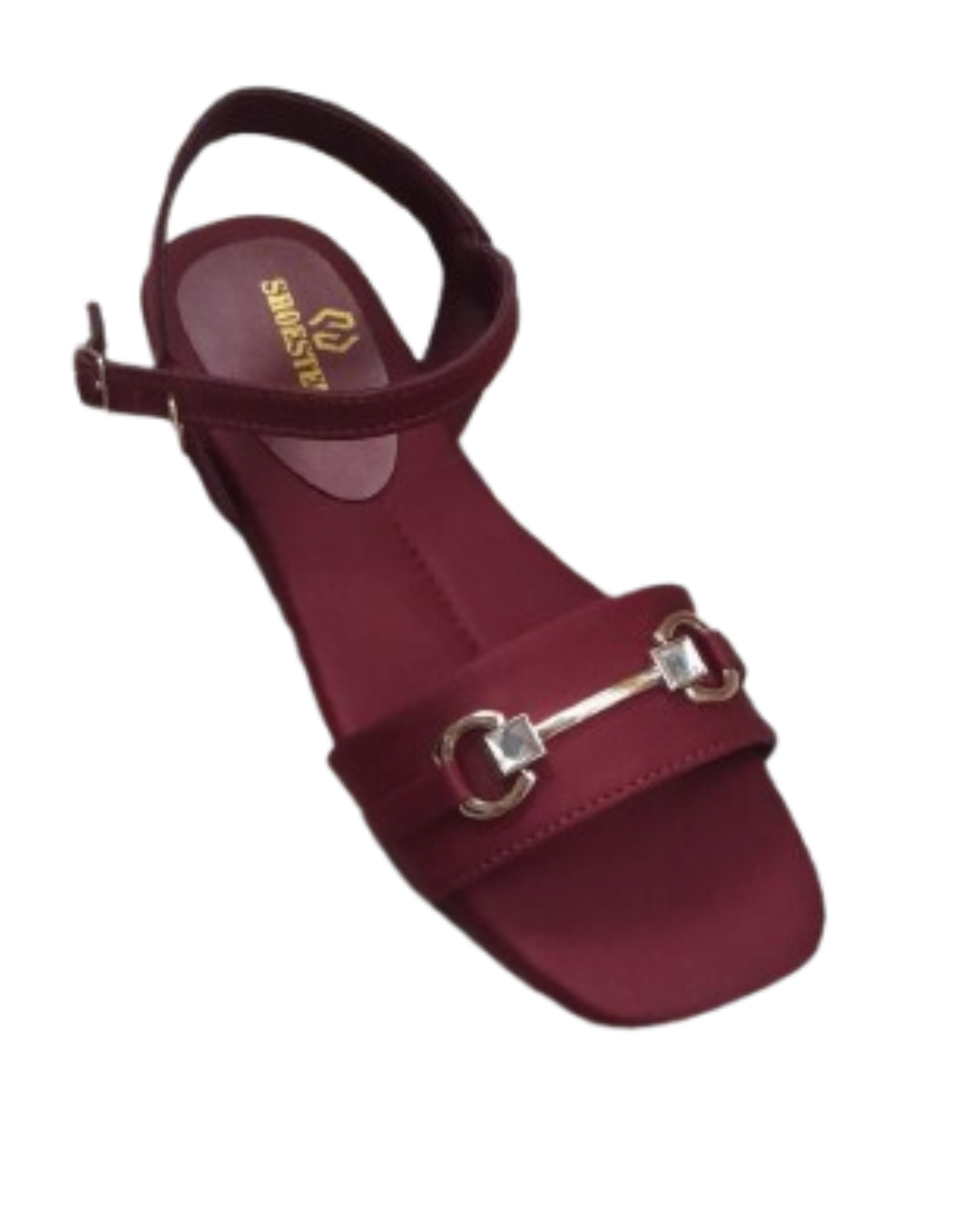 Midnight Rose Flat-Sandle