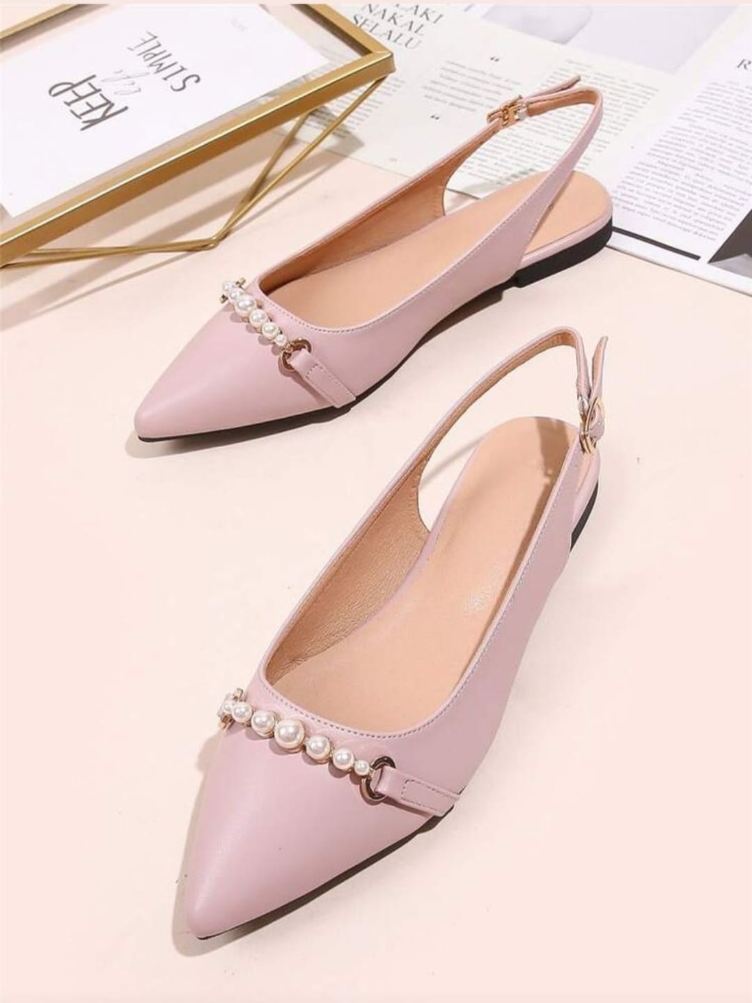 Blush Charm Pump – Soft Pink Elegance