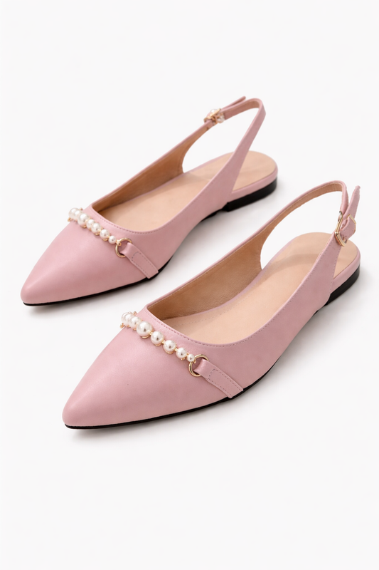 Blush Charm Pump – Soft Pink Elegance