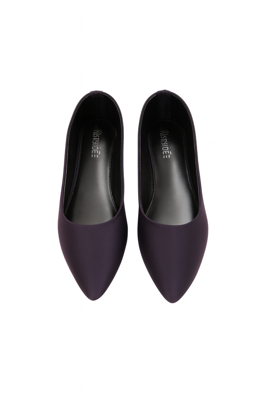 Pointed-Toe Ballet Pumps